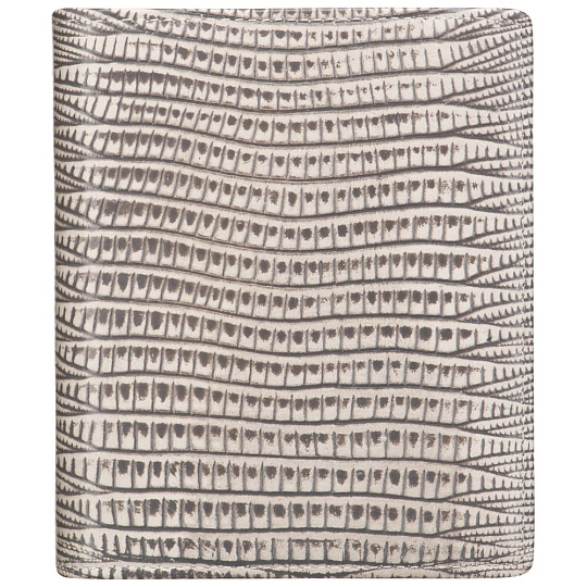 Визитница Dr.Koffer из натуральной кожи серая