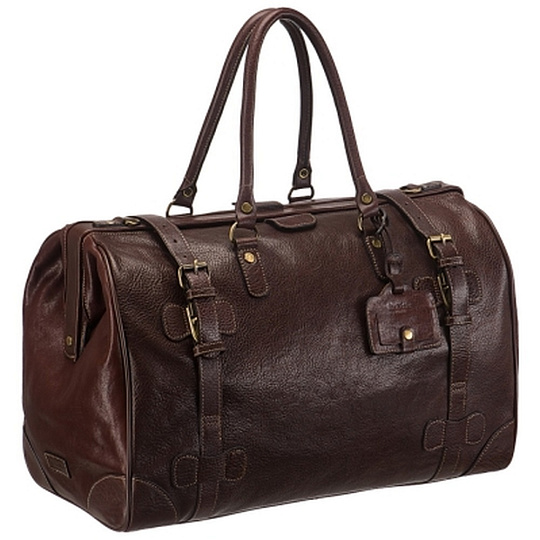 Сумка дорожная саквояж Dr.Koffer из натуральной кожи