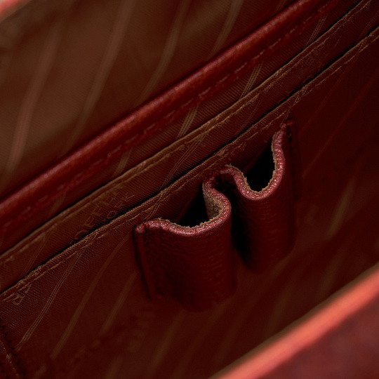 Сумка через плечо Dr.Koffer из натуральной кожи коричневая