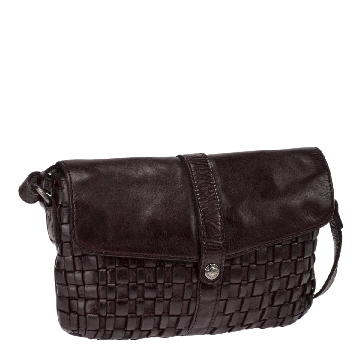 Сумка через плечо Dr.Koffer из натуральной кожи коричневая