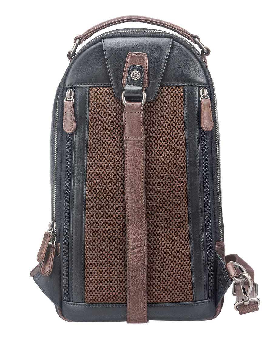 Рюкзак Dr. Koffer из натуральной кожи черный