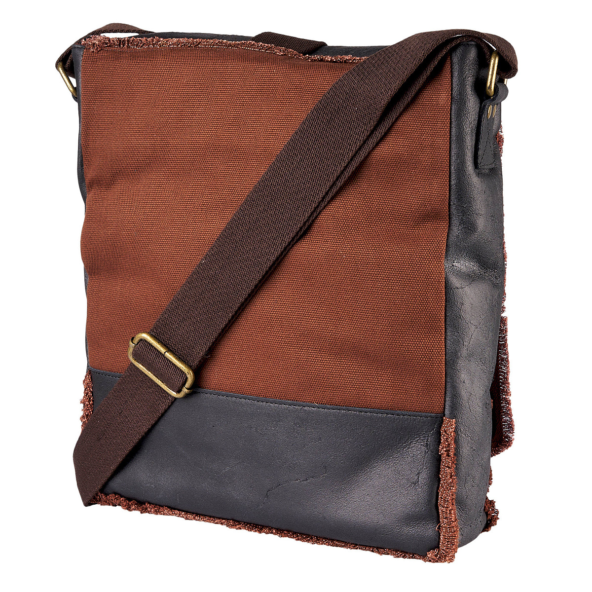 Сумка через плечо Dr.Koffer из натуральной кожи черная