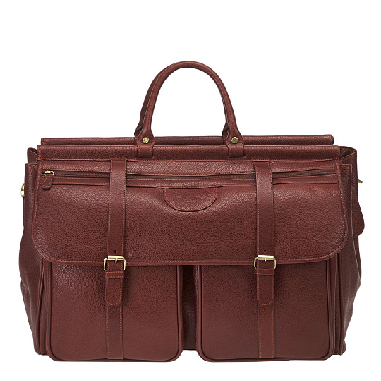 Сумка дорожная саквояж Dr.Koffer из натуральной кожи