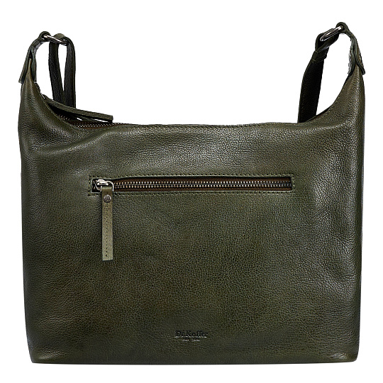 Женская сумка Dr.Koffer из натуральной кожи зеленая