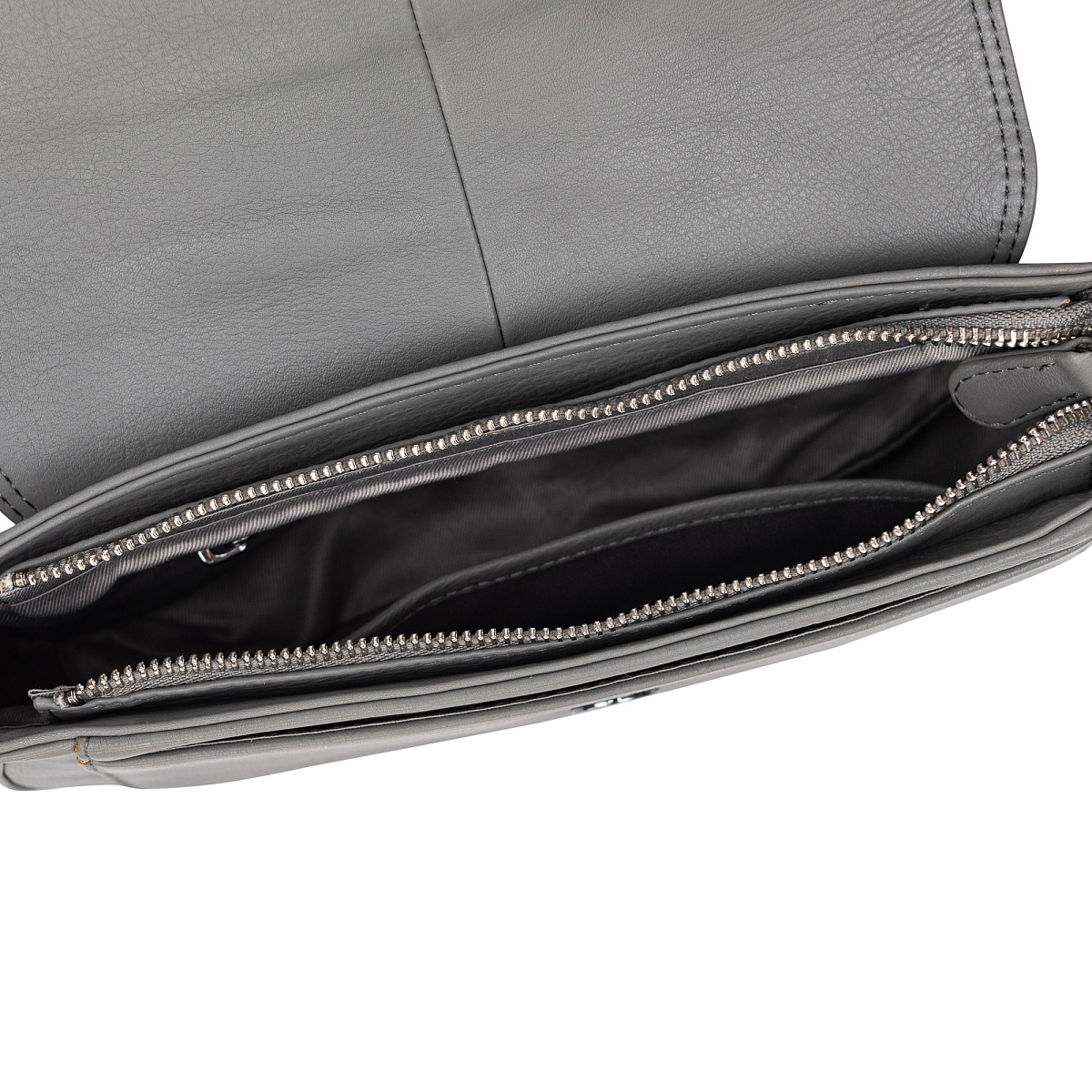 Женская сумка Dr.Koffer из натуральной кожи серая