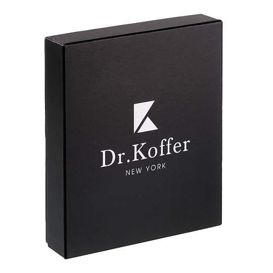 Кредитница Dr.Koffer из натуральной кожи коричневая