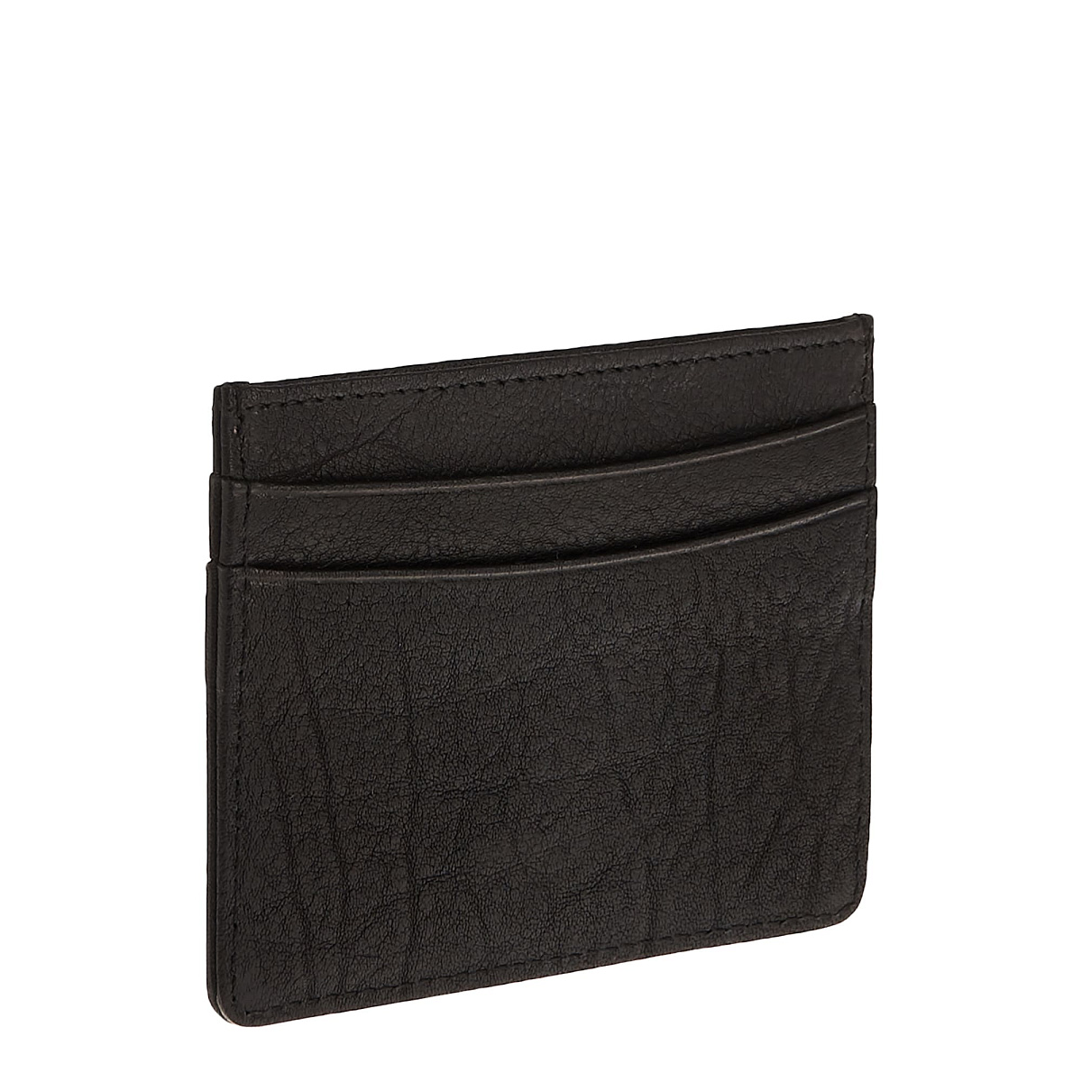 Визитница Dr.Koffer из натуральной кожи черная