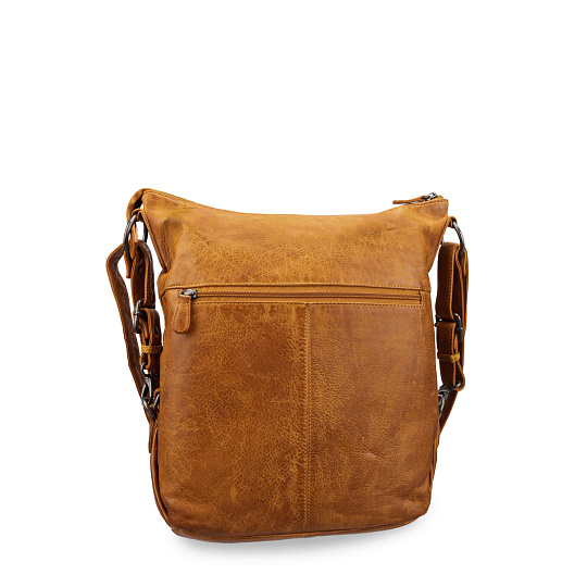 Сумка через плечо Dr.Koffer из натуральной кожи коричневая