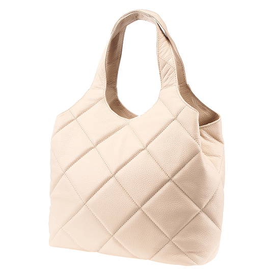 Женская сумка Dr. Koffer из натуральной кожи бежевая