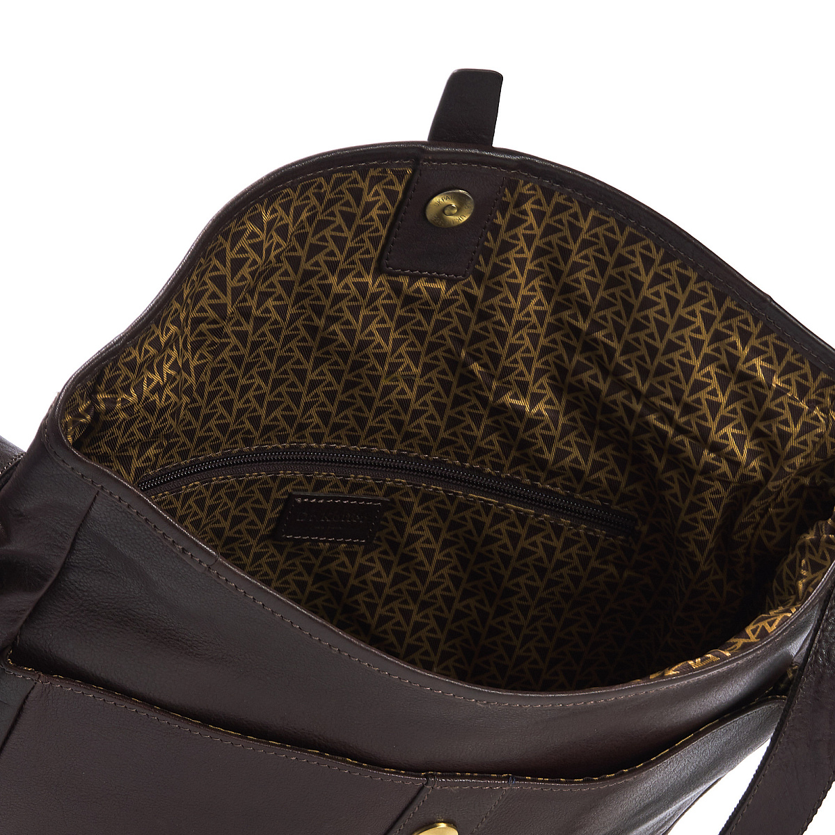 Сумка через плечо Dr.Koffer из натуральной кожи коричневая