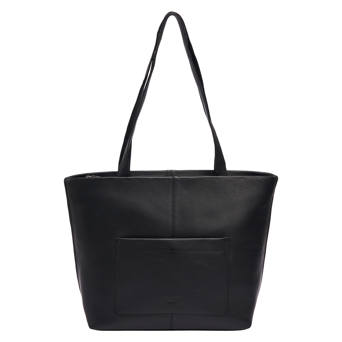 Женская сумка Dr.Koffer из натуральной кожи чёрная