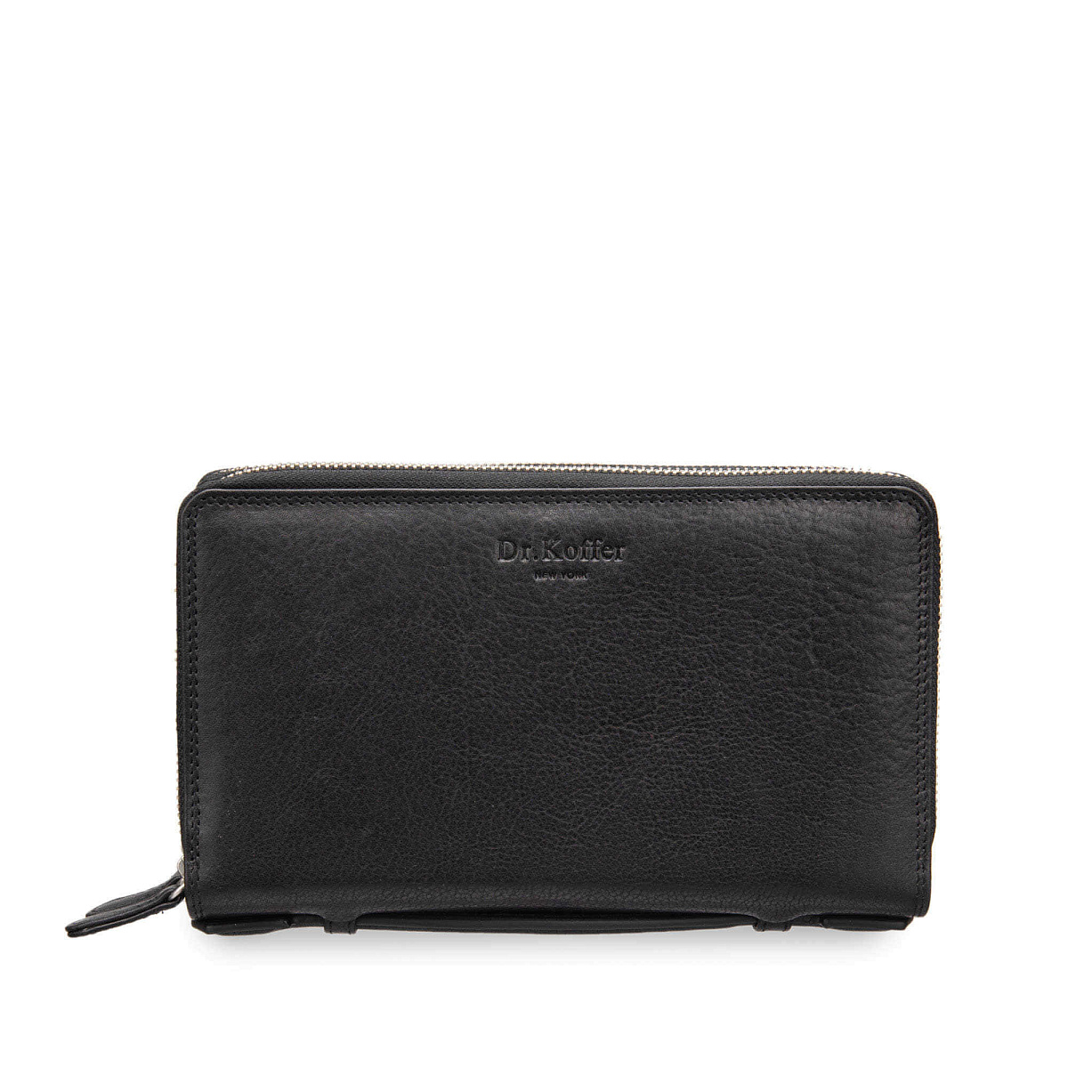 Портмоне Dr.Koffer из натуральной кожи черное