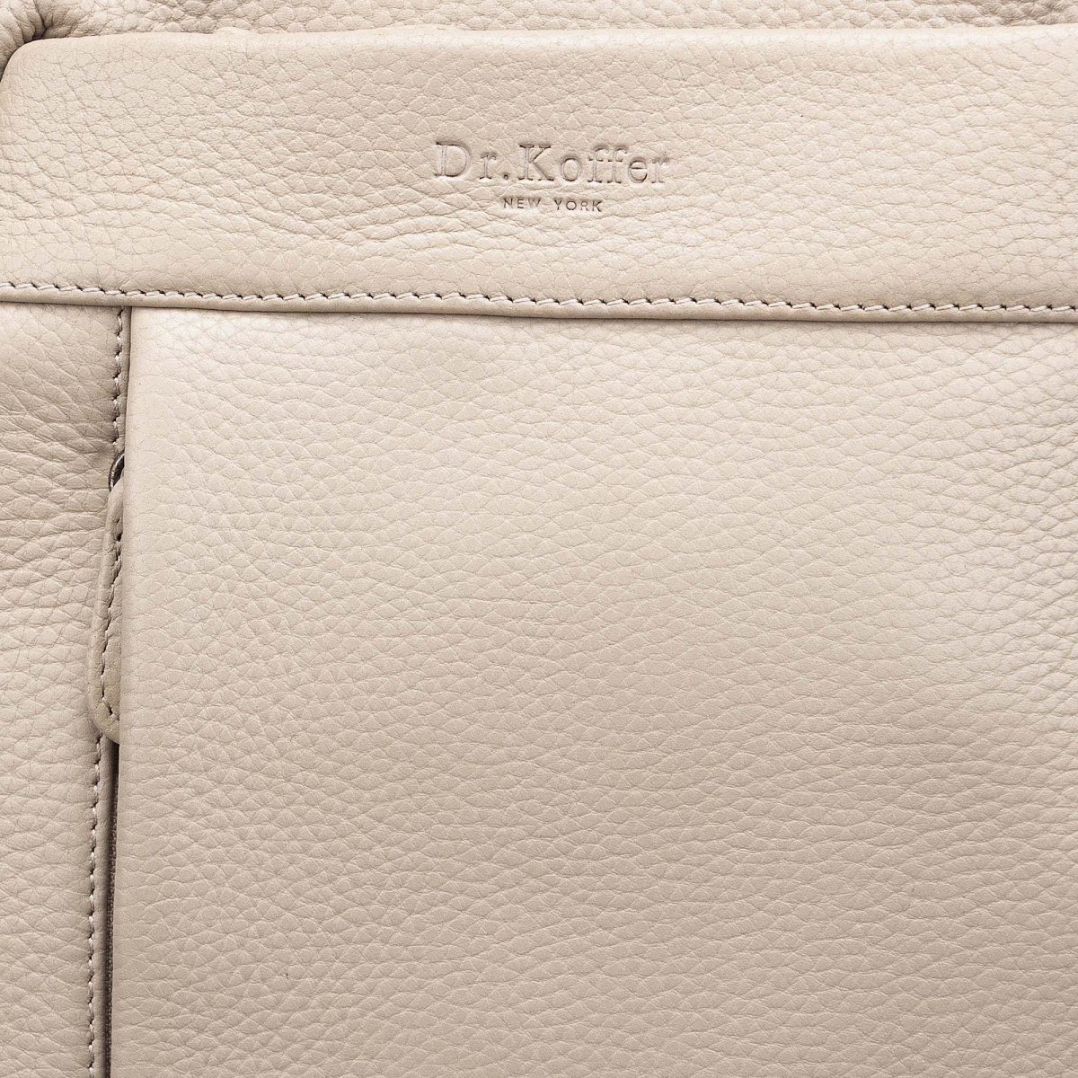 Рюкзак Dr.Koffer из натуральной кожи белый