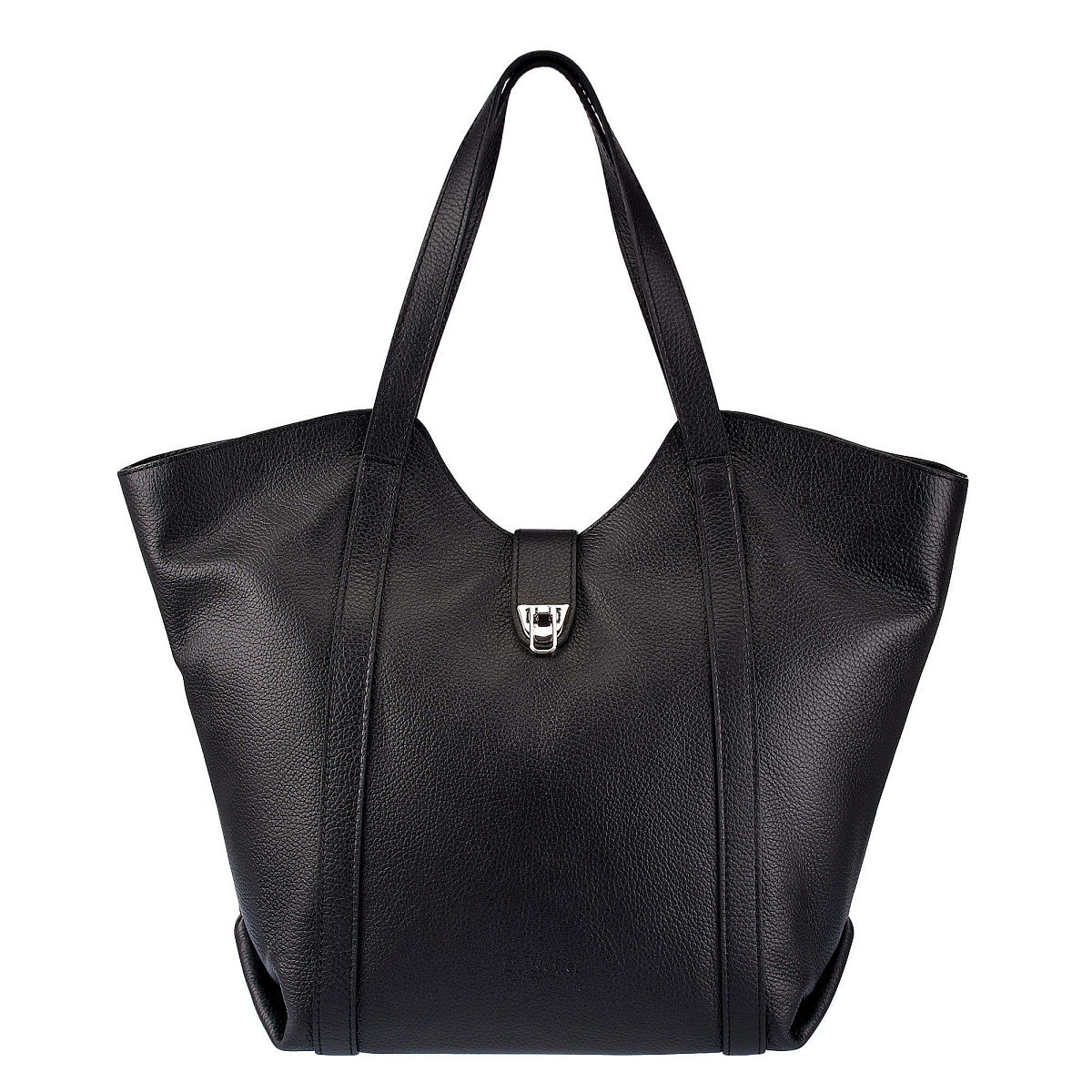 Женская сумка Dr. Koffer из натуральной кожи черная