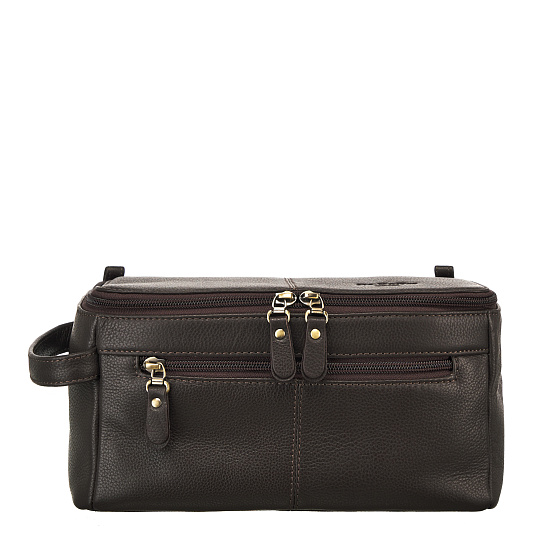 Несессер Dr.Koffer из натуральной кожи коричневый