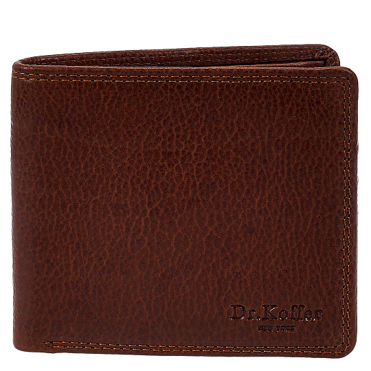 Портмоне Dr.Koffer из натуральной кожи светло-коричневое
