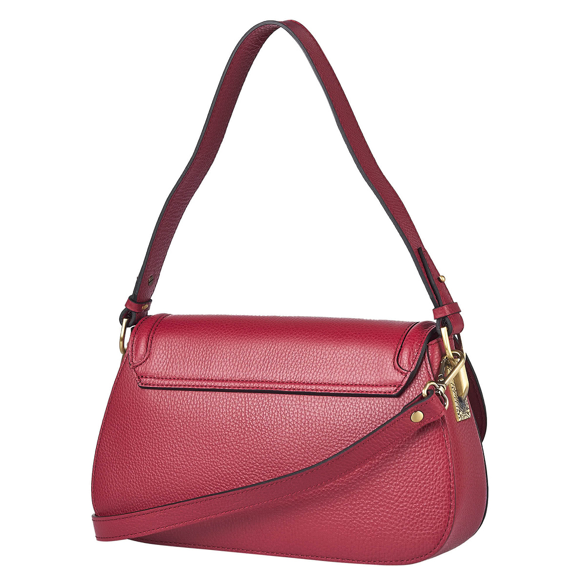 Женская сумка Dr. Koffer из натуральной кожи красная