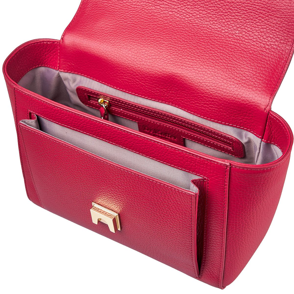 Женская сумка  Dr. Koffer из натуральной кожи красная