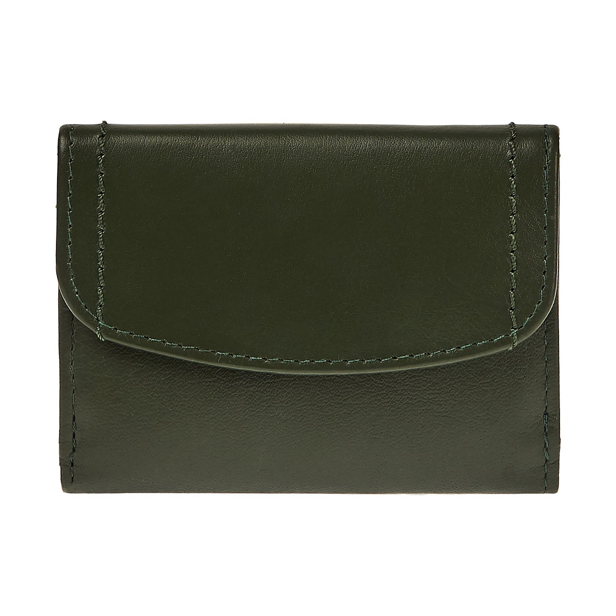 Портмоне Dr.Koffer из натуральной кожи зеленое