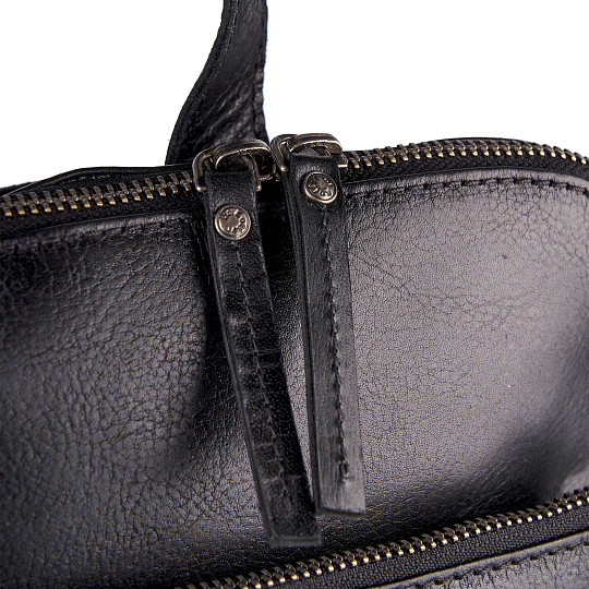 Рюкзак Dr.Koffer из натуральной кожи черный