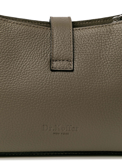 Женская сумка Dr.Koffer из натуральной кожи бежевая
