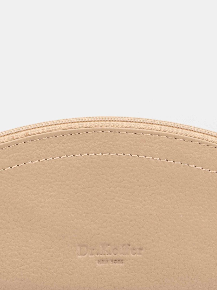Очечник Dr.Koffer из натуральной кожи бежевый