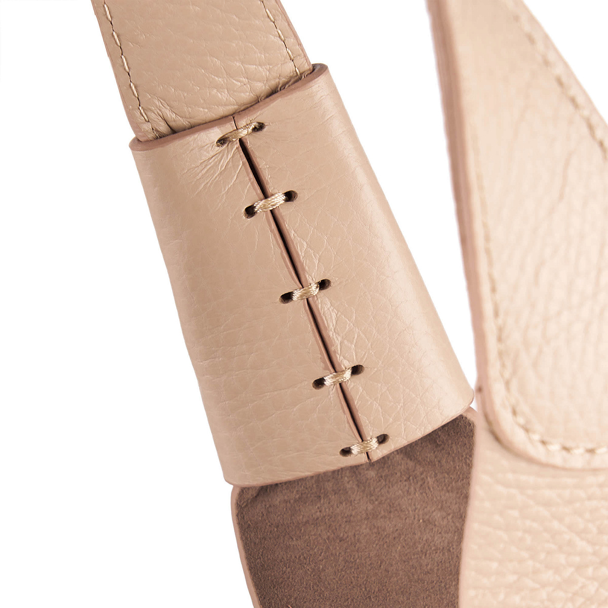 Женская сумка Dr. Koffer из натуральной кожи бежевая