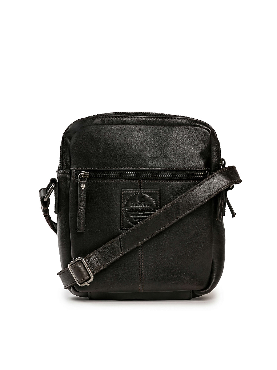 Сумка через плечо Dr.Koffer из натуральной кожи коричневая