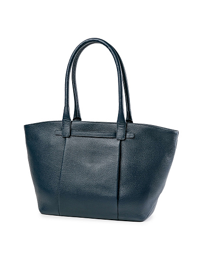 Женская сумка Dr.Koffer из натуральной кожи синяя