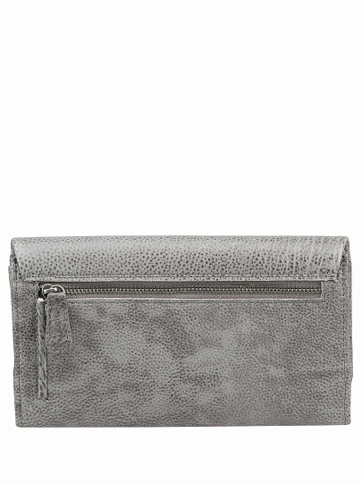 Кошелек Dr.Koffer из натуральной кожи серый