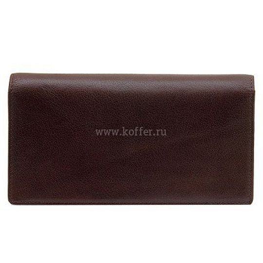 Портмоне Dr.Koffer из натуральной кожи коричневое