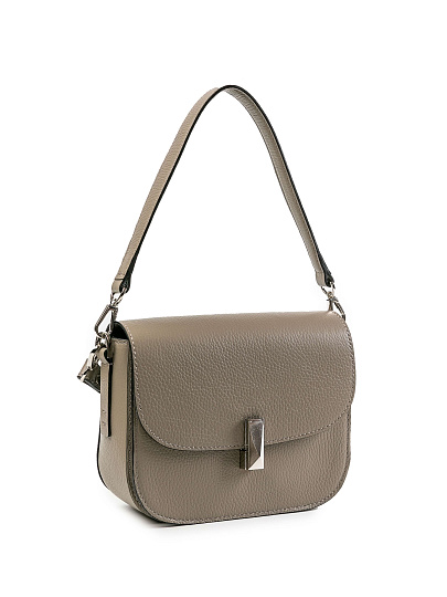 Женская сумка Dr.Koffer из натуральной кожи бежевая