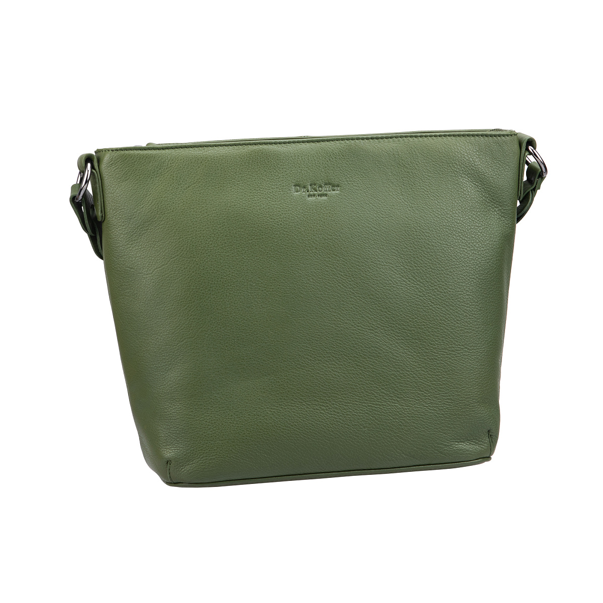 Женская сумка Dr.Koffer из натуральной кожи зеленая