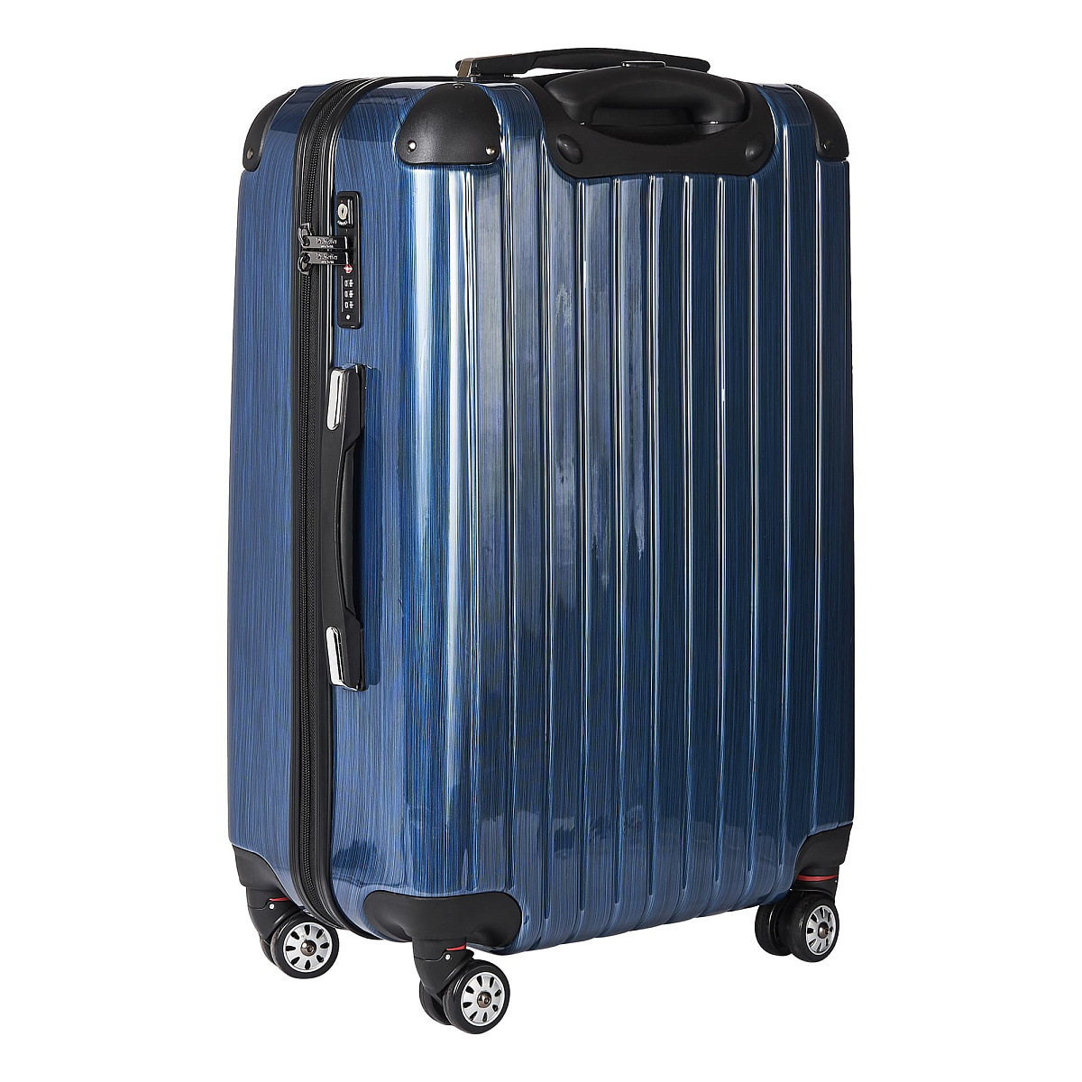 Чемодан на колесах M Dr.Koffer АБС (abs) пластик синий