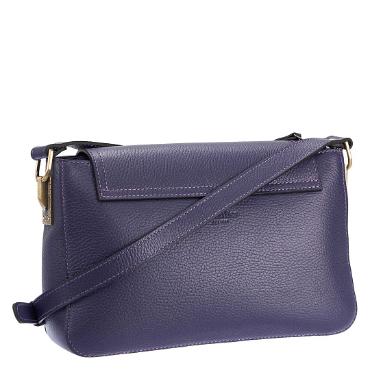 Женская сумка Dr. Koffer из натуральной кожи фиолетовая