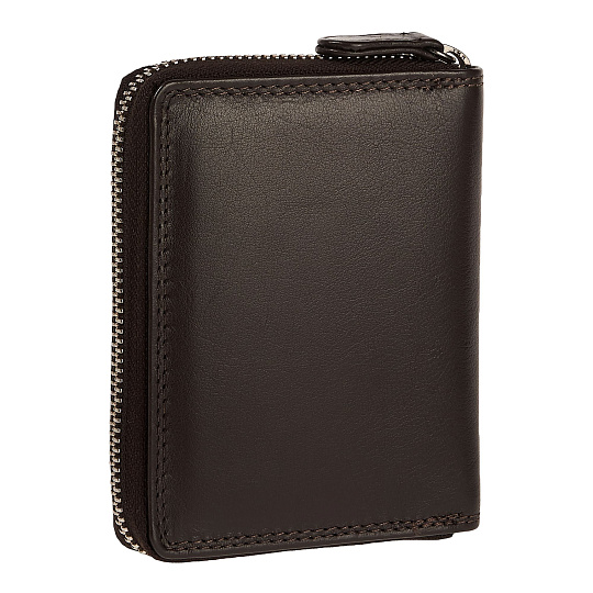 Портмоне Dr.Koffer из натуральной кожи коричневое