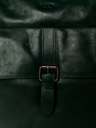 Рюкзак Dr.Koffer из натуральной кожи зеленый