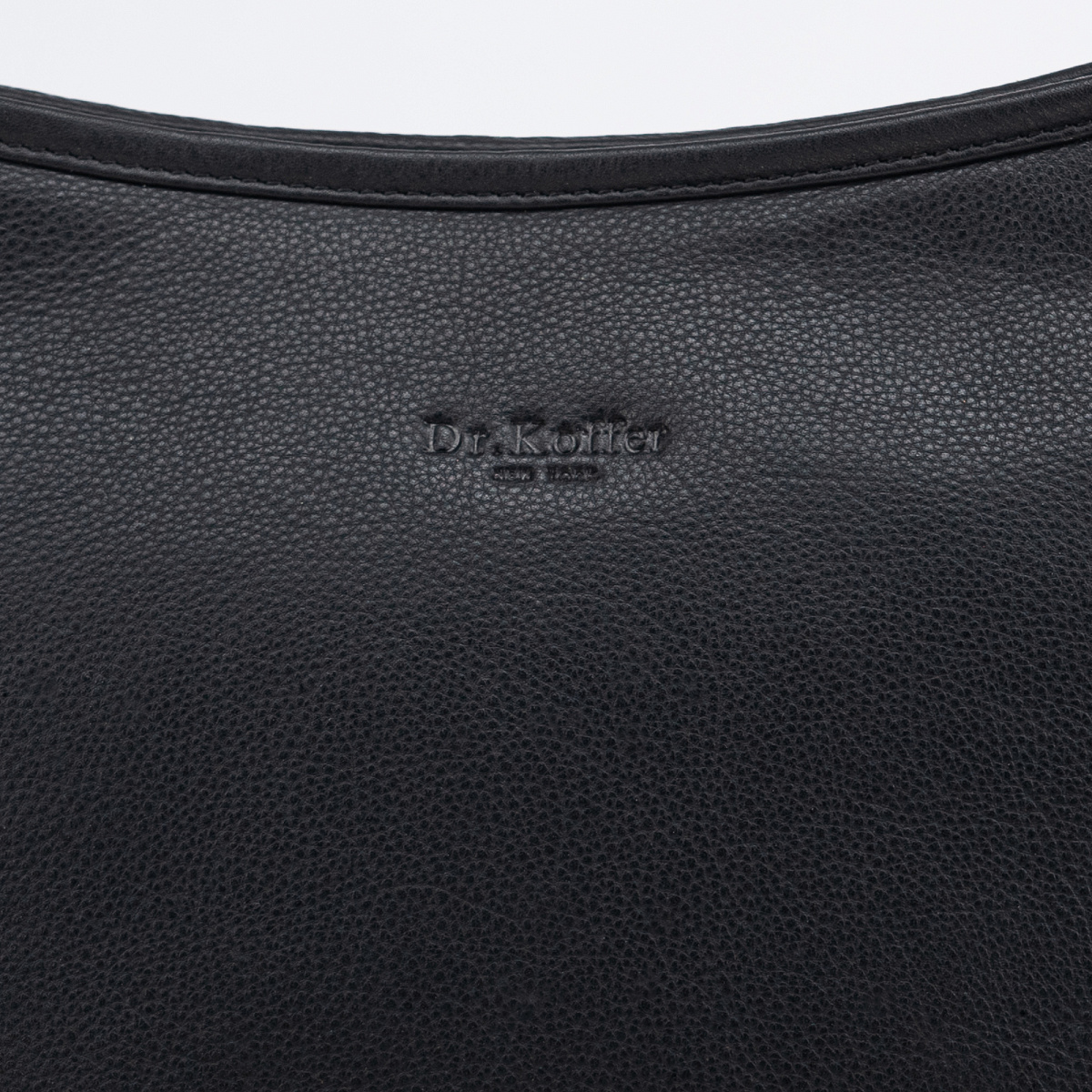 Женская сумка Dr.Koffer из натуральной кожи чёрная