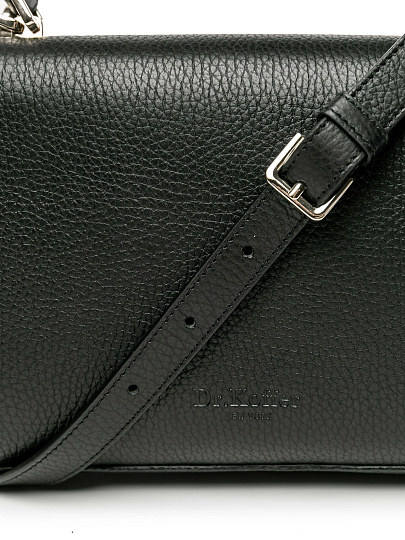 Женская сумка Dr.Koffer из натуральной кожи черная