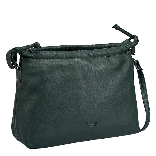 Женская сумка Dr.Koffer из натуральной кожи зеленая