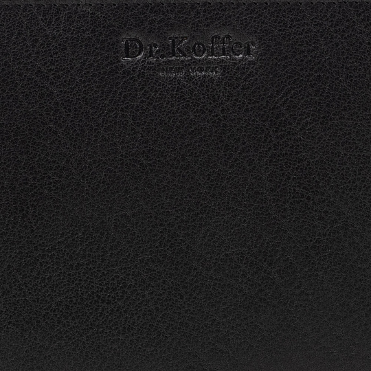 Портмоне Dr. Koffer из натуральной кожи черная