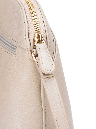 Женская сумка Dr. Koffer из натуральной кожи бежевая