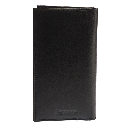 Портмоне Dr.Koffer из натуральной кожи черное