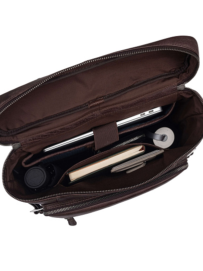 Рюкзак Dr. Koffer из натуральной кожи коричневый