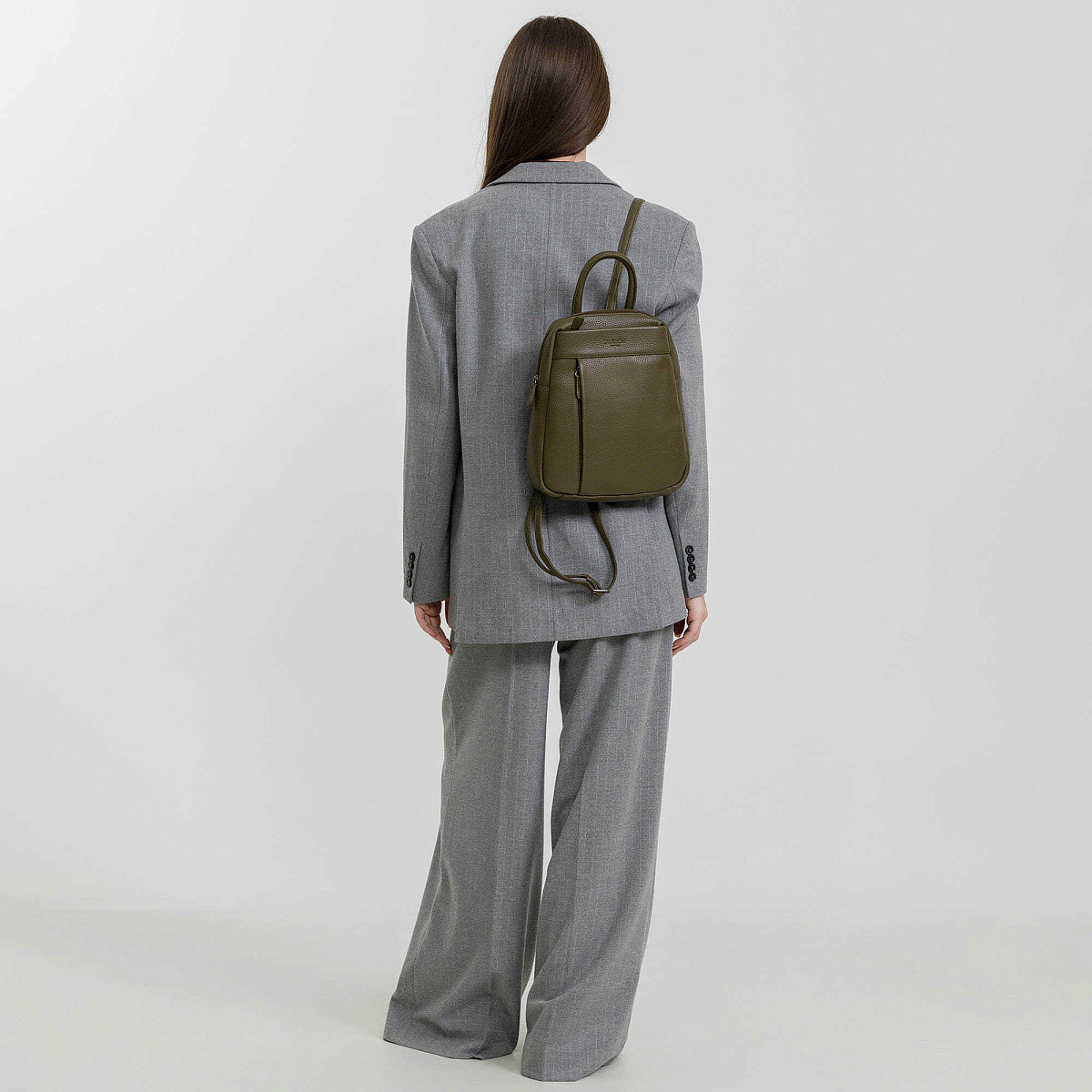 Рюкзак Dr.Koffer из натуральной кожи коричневый