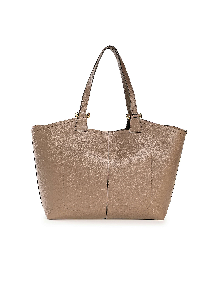 Женская сумка Dr. Koffer из натуральной кожи коричневая