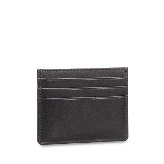 Кредитница Dr.Koffer из натуральной кожи черная