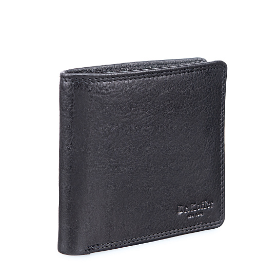 Портмоне Dr.Koffer из натуральной кожи черное