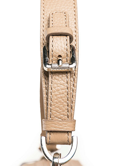 Женская сумка Dr. Koffer из натуральной кожи бежевая