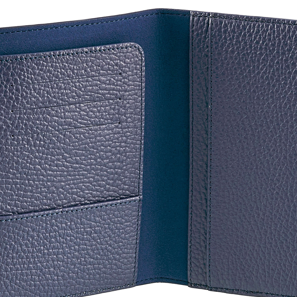 Обложка для паспорта Dr.Koffer из натуральной кожи синяя